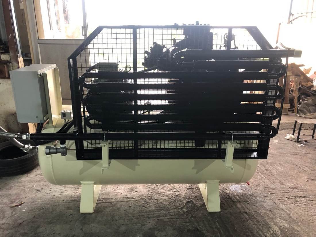 Compressor on the assembly floor